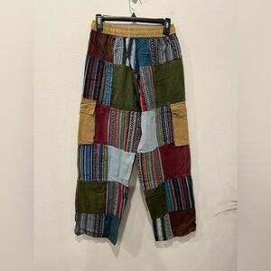 Multicolor Patchwork Pants by Kathmandu